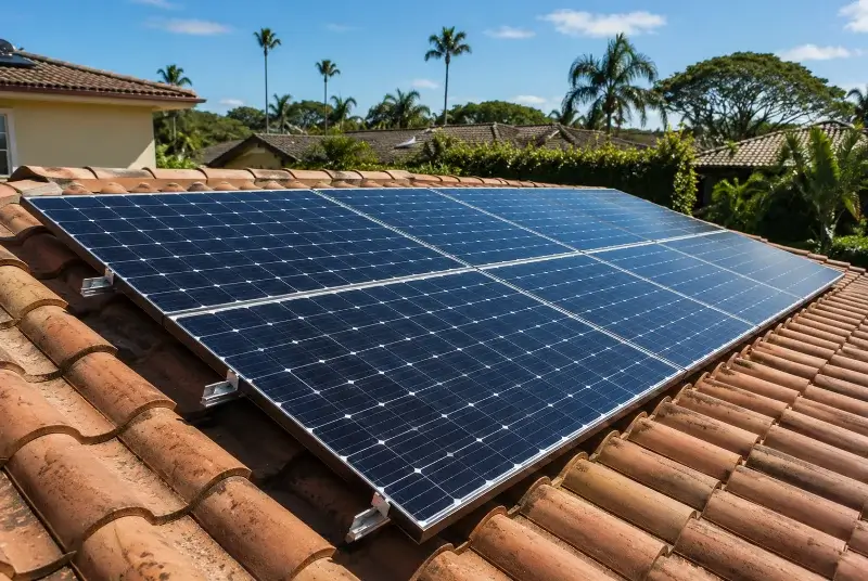 Installation de panneaux solaires à Niévroz